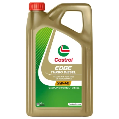 Bilde av Castrol EDGE TURBO DIESEL 5W 40 5l Motorolje 15F81B VOLKSWAGEN: Touran I, Transporter 5, Tiguan MERCEDES BENZ: E Klasse Sedan, T modell