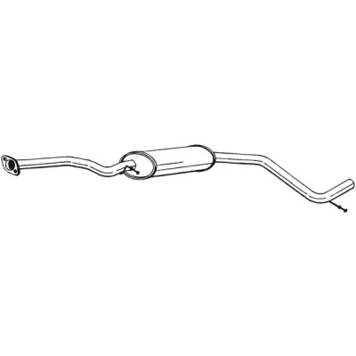 Bilde av Mellomlyddemper, ford mondeo i, sedan turnier 1011089, 1465055, 5031118, 6905707, 7010340, 7051406, 7116118
