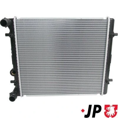 Bilde av JP GROUP 1114201100 Radiator Aluminium, plast for kjøretøy uten luftkondisjonering 427 399 22 Manuel girkasse VOLKSWAGEN: Golf 4