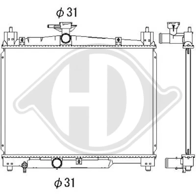 Bilde av DIEDERICHS DCM3210 Radiator 348 485 16 Climate