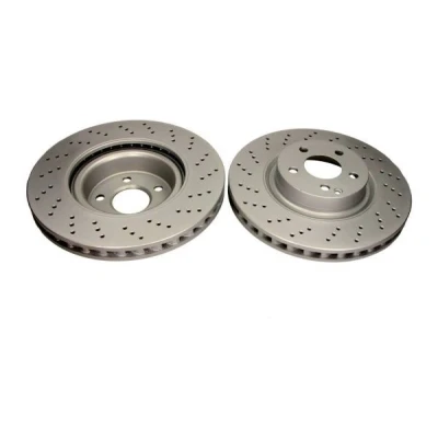 Bilde av QUARO QD1457 Bremseskiver framaksel 335 32 5 112 perforert / ventilert spraylakkert høy karbon uten hjulnav, hjulfestebolt