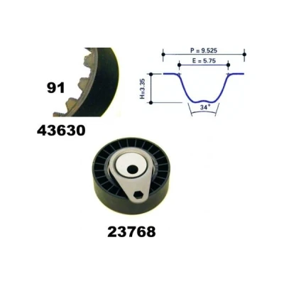 Bilde av MAPCO 23630 Registerreimsett 91 FORD: FIESTA 4