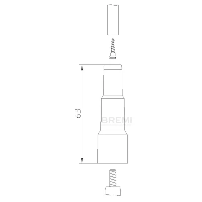 Bilde av BREMI 10229N1 Plugg, tennplugg Tilkoplingstype M4 Fenol 1000