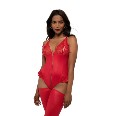 Bilde av Wetlook Open Crotch Body Christelle 2XL
