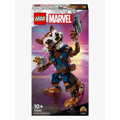 Bilde av LEGO Super Heroes 76282 Rocket og Groot som liten Byggesett