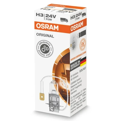 Bilde av OSRAM 64156 Lyspære, fjernlys H3 24V 70W 3200K Halogen