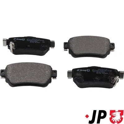 Bilde av JP GROUP 4063701110 Bremseklosser bakaksel med akustisk slitasjevarsel NISSAN: Leaf II, Qashqai 2, X Trail, RENAULT: Kadjar, Koleos 2