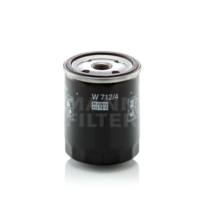 Bilde av MANN FILTER W 712/4 Oljefilter 3/4 16 UNF med en retursperreventil Påskruingsfilter RENAULT: LAGUNA 2 Grandtour,