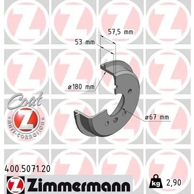 Bilde av Bremsetrommel, Bakaksel, mercedes benz A klass [w168], 168 423 0201, 0401, 0401