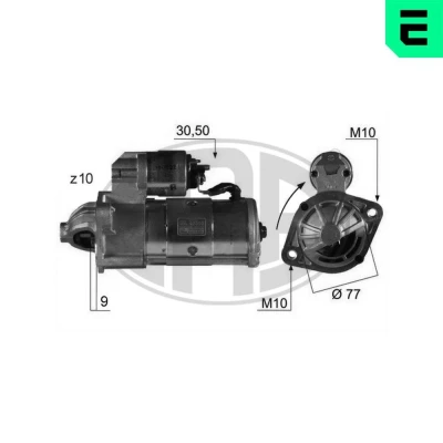 Bilde av ERA 220086A Starter 12 2,2 10 MITSUBISHI: L200 III Pick up, PAJERO 3, 2