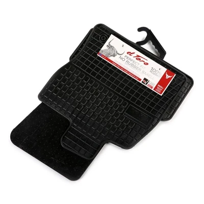Bilde av FROGUM 0397 Gulvmatte sett gummi foran og bak 4 svart Skreddersydd VOLKSWAGEN: Golf 7