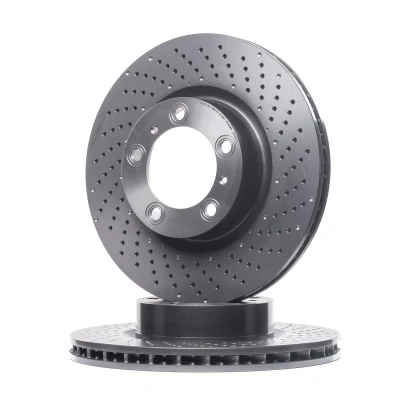 Bilde av BREMBO 09.D931.11 Bremseskiver 330 28 5 perforert / ventilert belagt høy karbon med skruer PORSCHE: 911 Coupé