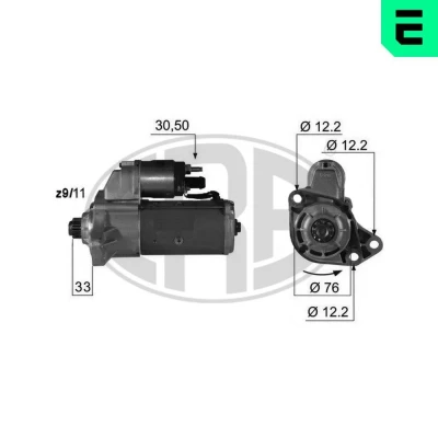Bilde av Starter audi, ford, mercedes benz, seat, skoda, vw OE 0041518701, 020911012P, 020911023D