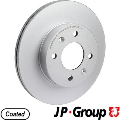 Bilde av JP GROUP 3563101200 Bremseskiver framaksel 241 19 4 ventilert belagt HYUNDAI: Getz