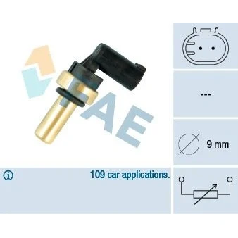Bilde av Kjølevæsketemperatursensor, alfa romeo,chevrolet,fiat,opel, 1338246, 1338369, 1338370, 3C0 513 353 B, 55353807, 55563530, 55591002, 5559