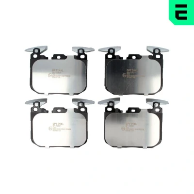 Bilde av OPTIMAL BP 12927 Bremseklosser framaksel klargjort for slitasjeindikator med balansevekter BMW: X1, MINI: Hatchback