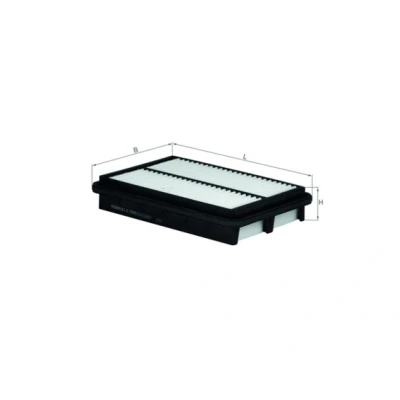 Bilde av MAHLE ORIGINAL LX 2906 Luftfilter 49,0 180 270,0 Filterinnsats HYUNDAI: Grandeur