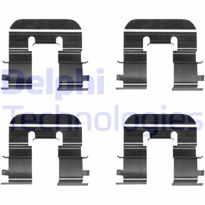 Bilde av DELPHI LX0676 Tibehørsett, skivebremse belegg KIA: SOUL 2, cee‘d II Sportswagon, Pro Hatchback, HYUNDAI: i30 Hatchback