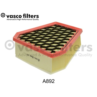 Bilde av DAVID VASCO A892 Luftfilter 89mm 257mm 232mm asymmetrisk Filterinnsats med forfilter FIAT: Ducato III Flatvogn lastebil / Chassis, Minibuss