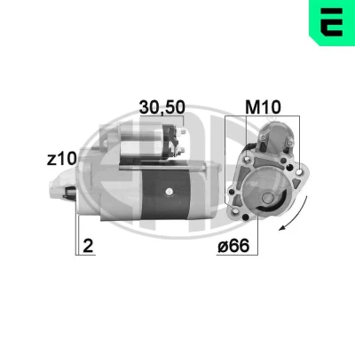 Bilde av ERA 220935A Starter 12 2 10 SUZUKI: Grand Vitara 1 SUV, SUV