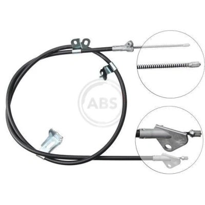 Bilde av A.B.S. K19517 Bremsekabel 1662 Skivebrems for høyre/venstre ratt