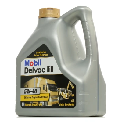 Bilde av Mobil Delvac 1 5W 40 4l Motorolje 148368 MERCEDES BENZ: E Klasse T modell, Sedan, C ISUZU: D Max II Pick up
