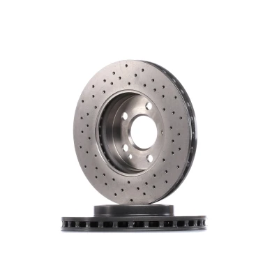 Bilde av BREMBO XTRA LINE 09.B344.4X Bremseskiver 295 28 5 perforert / ventilert belagt høy karbon med skruer MERCEDES BENZ: A Klasse, CLA Stasjonsvogn