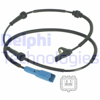 Bilde av DELPHI SS20133 ABS sensor aktiv 1060 CITROËN: C3 Pluriel