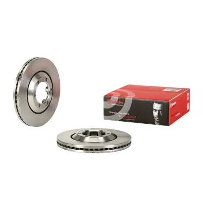 Bilde av BREMBO 09.E537.10 Bremseskiver 280 27 6 innvendig ventilert ISUZU: D Max II Pick up