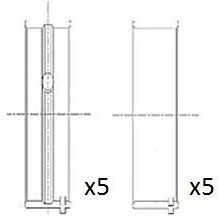 Bilde av FAI AutoParts BM1047 STD Veivaksellager MERCEDES BENZ: Sprinter 3.5 T Flatvogn lastebil/Chassis, Vito Minibuss, E Klasse modell