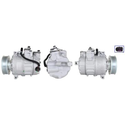 Bilde av LUCAS ACP01180 Kompressor PAG 46 R 134a med tetning AUDI: Q7, VOLKSWAGEN: Touareg I