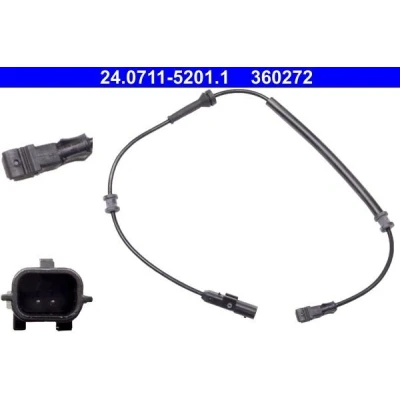 Bilde av ATE 24.0711 5201.1 ABS Sensor 608 RENAULT: LAGUNA 2 Grandtour