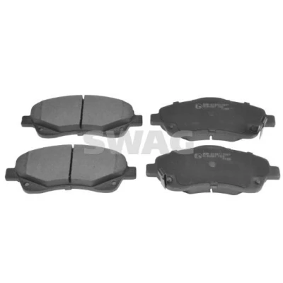 Bilde av SWAG 81 91 6653 Bremseklosser framaksel med akustisk slitasjevarsel TOYOTA: Avensis II Station Wagon, Sedan, Corolla Verso