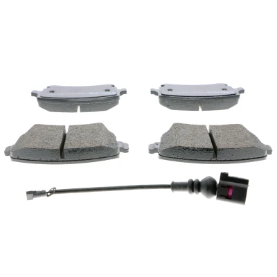 Bilde av VAICO V10 8176 Bremseklosser Q+, original equipment manufacturer quality bakaksel inkl. slitasjevarselkontakt VOLKSWAGEN: Transporter 5