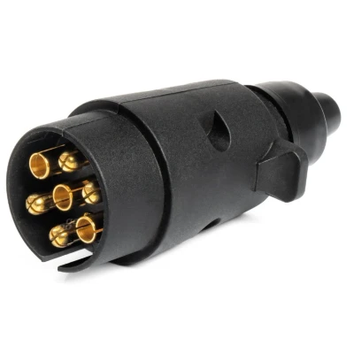 Bilde av AMiO 03215 Tilhengerstikkontakt 7 PVC svart campingvogner