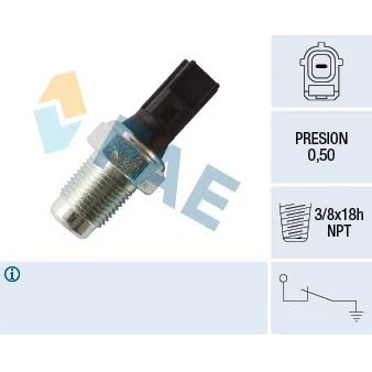 Bilde av FAE 12615 Oljetrykkbryter 3/8x18h NPT 0,5 FORD: MONDEO 2