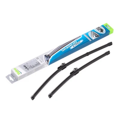 Bilde av Vindusvisker Valeo Silencio X.trm, Flat Blade Set 574641 foran Rammeløs Top Lock VOLKSWAGEN: Touran I, MG: MG 5 SW EV
