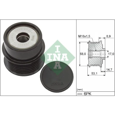 Bilde av INA 535 0326 10 Frihjul Dynamo spesialverktøy nødvendig for montering KIA: Sportage III, HYUNDAI: i30 II Hatchback