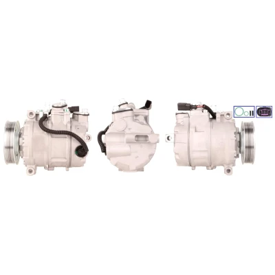 Bilde av LUCAS ACP501 Kompressor PAG 46 R 134a med tetning AUDI: A6 C5 Avant