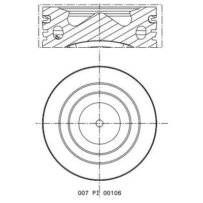 Bilde av Stempel MAHLE ORIGINAL 007 PI 00106 001