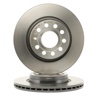 Bilde av BREMBO COATED DISC LINE 09.9167.11 Bremseskiver 280 22 5 innvendig ventilert belagt høy karbon med skruer VOLKSWAGEN: Golf 6, Caddy 3,