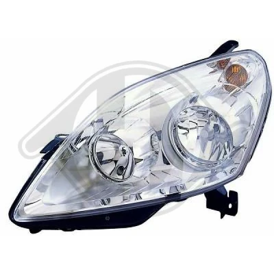 Bilde av DIEDERICHS 1891183 Frontlykter venstre H1, H1/H7, H7 krom OPEL: Zafira B