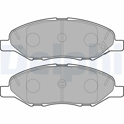 Bilde av Bremseklosser sett, Framaksel, nissan cube, micra ii, iii, note, note van, tiida halvkombi, sedan, 41060AX000, 41060 AX085,