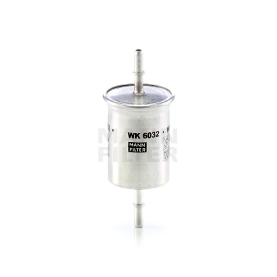 Bilde av MANN FILTER WK 6032 Drivstoffilter ledningsfilter 8 PEUGEOT: 307 SW, Partner I Van, 407 RENAULT: Kangoo I, MEGANE 2 Kombi, Express