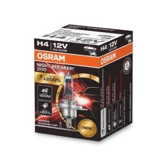 Bilde av OSRAM 64193NB200 Lyspære, fjernlys H4 12V 60/55W 4050K Halogen VOLKSWAGEN: TRANSPORTER 4 Bus, Multivan 5 (7HM, CADDY Kasten, JEEP: Renegade SUV