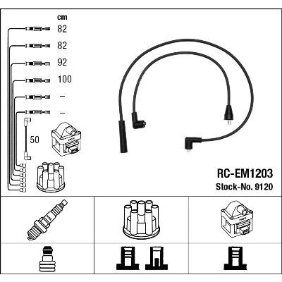 Bilde av NGK 9120 Pluggledninger 5