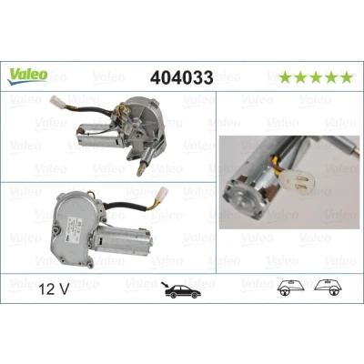 Bilde av VALEO 404033 Vindusviskermotor 12 bak for høyre/venstre ratt
