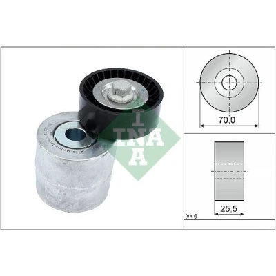 Bilde av INA 534 0715 10 Spennarm, kilerem med ribber SUBARU: Forester III
