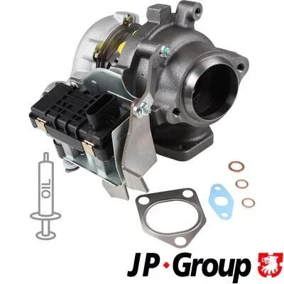 Bilde av JP GROUP 1417400600 Turbolader Eksosturbolader inkl. tetningssett BMW: 5 Touring, X3, Sedan