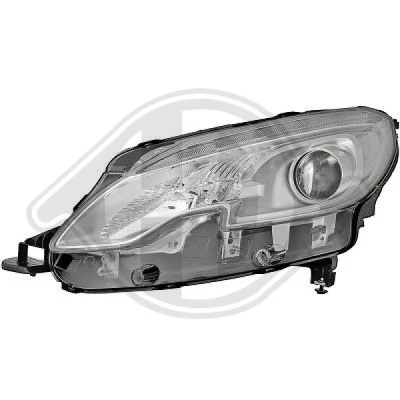 Bilde av DIEDERICHS 4227681 Frontlykter venstre PY21W, H7 LED, Halogen med kjørelys for høyrekjøring lyspære uten motor høydejustering hovedlys